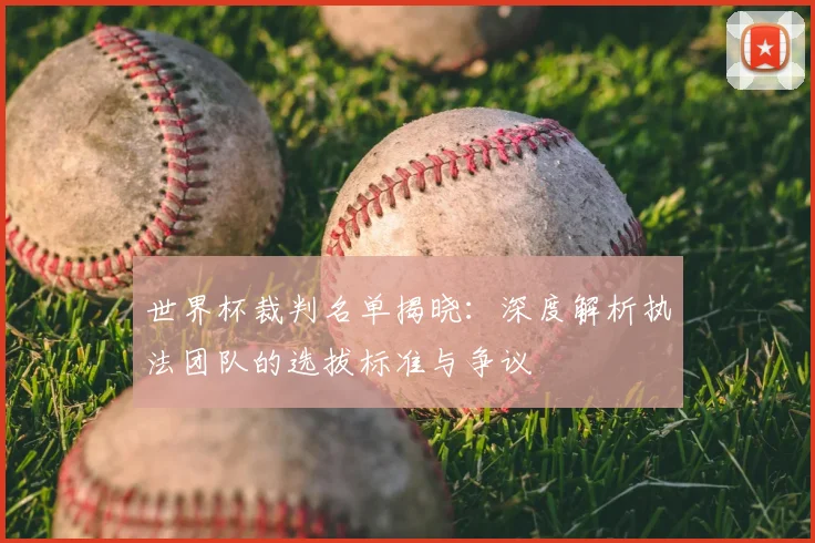 世界杯裁判名单揭晓：深度解析执法团队的选拔标准与争议